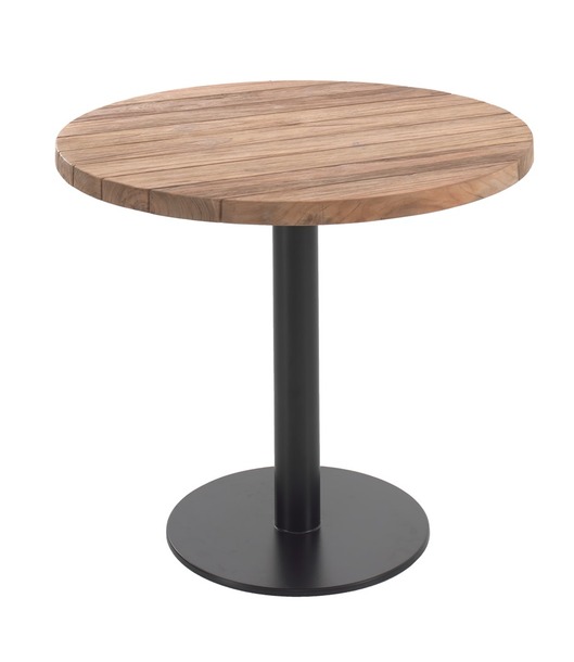 Gescova ronde bistrotafel Rosie (metaal/teak) - 1